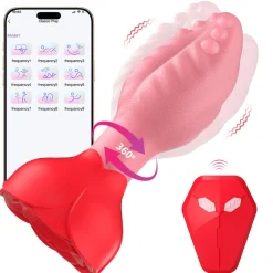 marielove Xxl Vibrator|Paarvibrator|Anal Vibrator Plug Vibration App GM-561 Rot