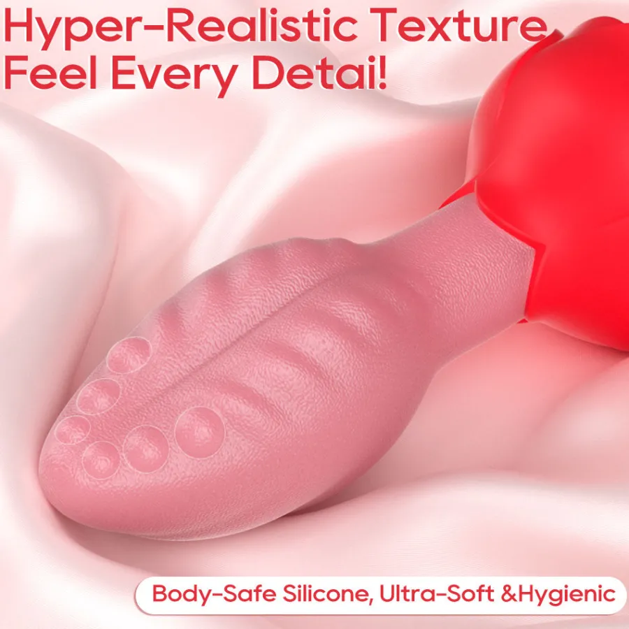 marielove Xxl Vibrator|Paarvibrator|Anal Vibrator Plug Vibration App GM-561 Rot