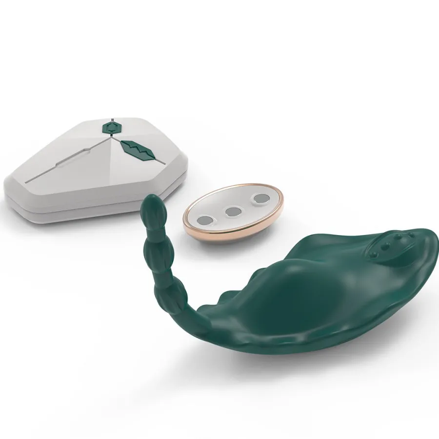 marielove Xxl Vibrator|Paarvibrator|Auflege Panty Vibrator Stimulation Klitoris GM-385 Grün
