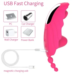 marielove Xxl Vibrator|Paarvibrator|Auflege Panty Vibrator Stimulation Klitoris GM-384 Pink