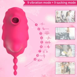 marielove Xxl Vibrator|Paarvibrator|Auflege Panty Vibrator Stimulation Klitoris GM-384 Pink
