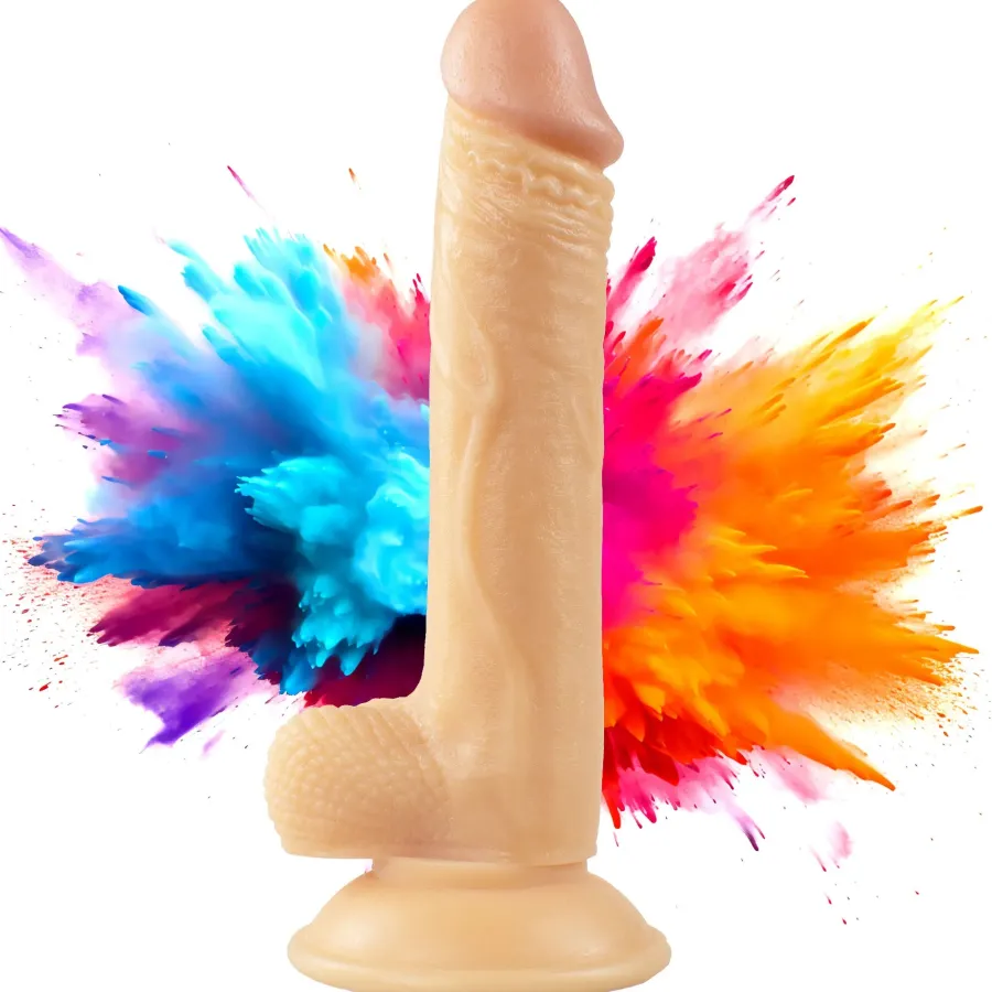 marielove Anal Dildo|Dildo Für Männer|20cm Dildo no Vibrator Sex Toy Saugnapf Penis Anal PVC 3D Adern Hoden