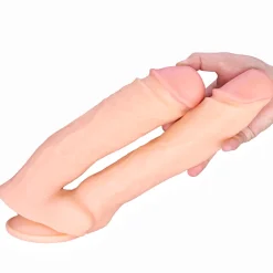 marielove Anal Dildo|Saugnapfdildo|33cm Doppel Dildo no Vibrator Sex Toy Saugnapf Penis Anal PVC 3D Adern Hoden