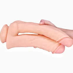 marielove Anal Dildo|Saugnapfdildo|33cm Doppel Dildo no Vibrator Sex Toy Saugnapf Penis Anal PVC 3D Adern Hoden