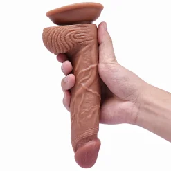 marielove Anal Dildo|Dildo Für Männer|22,5cm XXL Dildo no Vibrator Sex Toy Saugnapf Penis Anal PVC 3D Adern Hoden