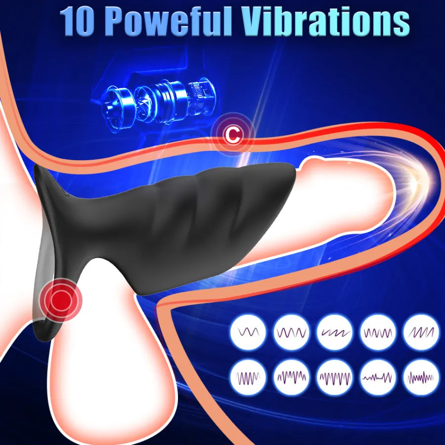 marielove Penisring|Xxl Vibrator|Cock Penis Hoden Ring App Remote GM-515