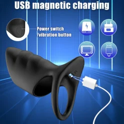 marielove Penisring|Xxl Vibrator|Cock Penis Hoden Ring App Remote GM-515