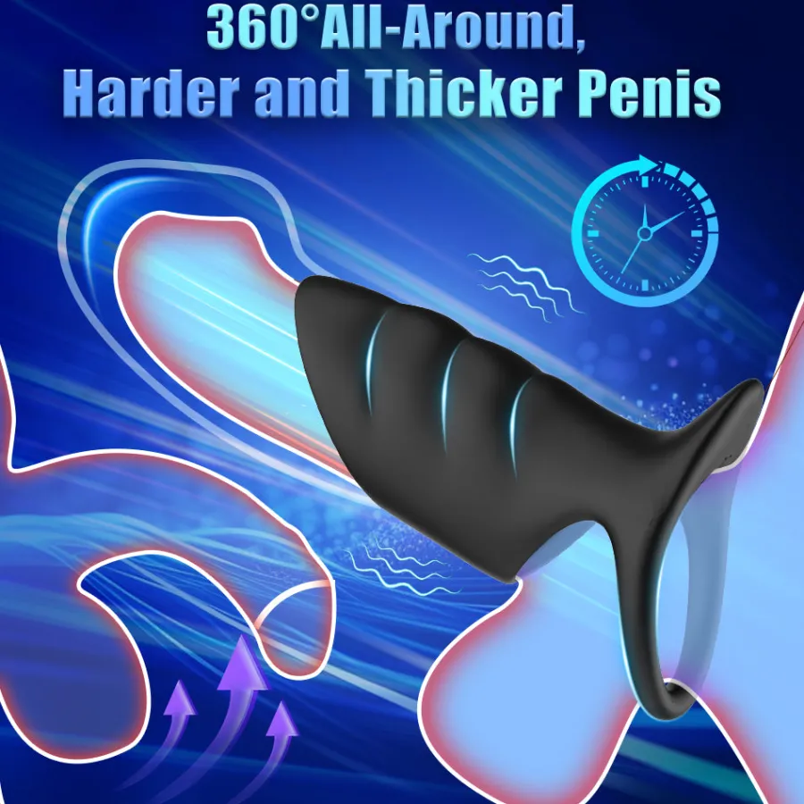 marielove Penisring|Xxl Vibrator|Cock Penis Hoden Ring App Remote GM-515