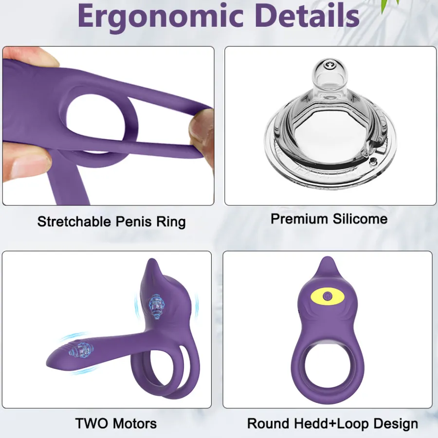 marielove Penisring|Xxl Vibrator|Cock Penis Hoden Ring App Remote GM-274