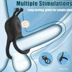 marielove Penisring|Xxl Vibrator|Cock Penis Hoden Ring Vibrator Akku GM-477
