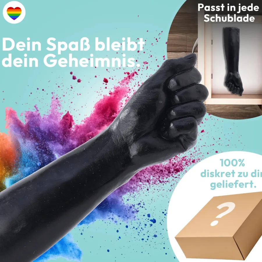 marielove Anal Dildo|Dildo Für Männer|Dildo Fisthand - Riesendildo - Sexspielzeug Arm Fisting Fetisch BDSM 37 cm Lang