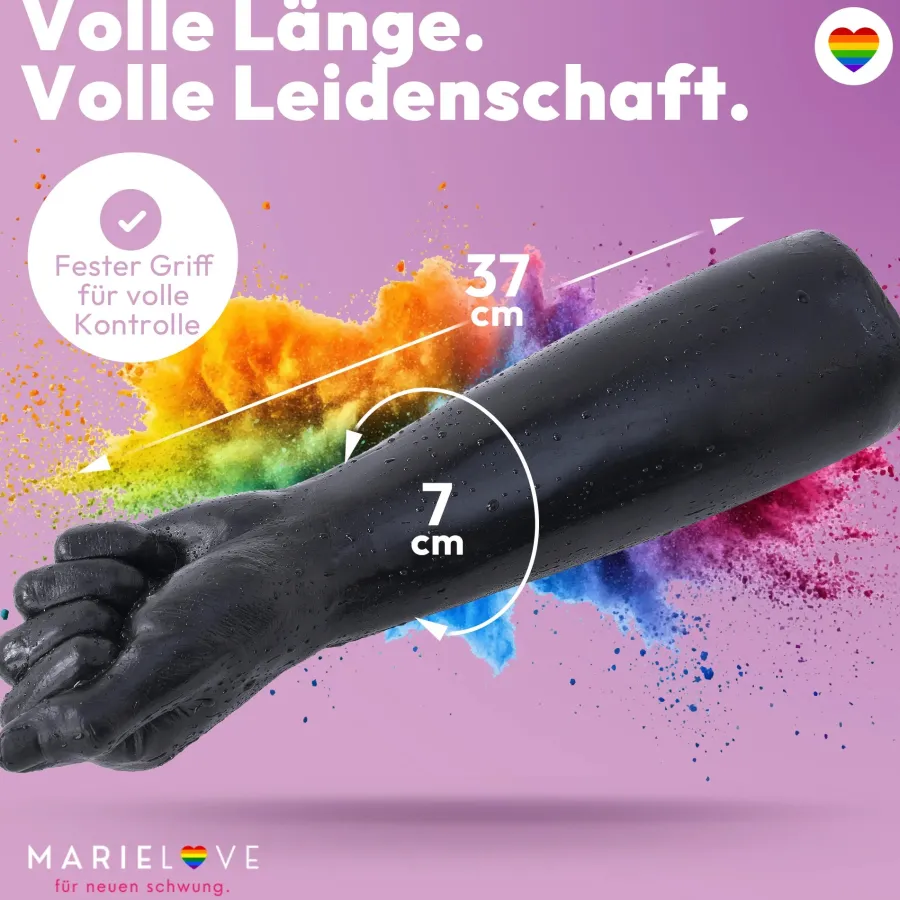 marielove Anal Dildo|Dildo Für Männer|Dildo Fisthand - Riesendildo - Sexspielzeug Arm Fisting Fetisch BDSM 37 cm Lang