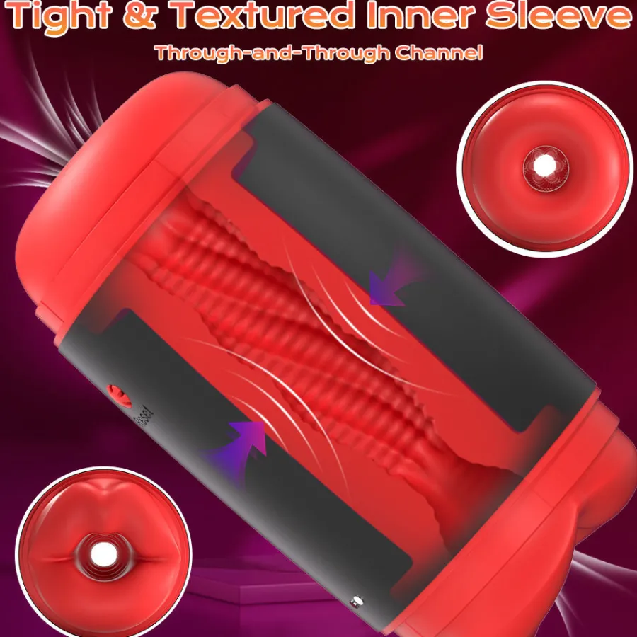 marielove Taschenmuschi|Blowjob Masturbator|Elektrischer Masturbator Blowjob Simulator GM-571