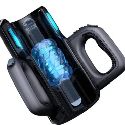 Leten Taschenmuschi|Blowjob Masturbator|Elektrischer Masturbator Blowjob Simulator mit Smartphone Halterung