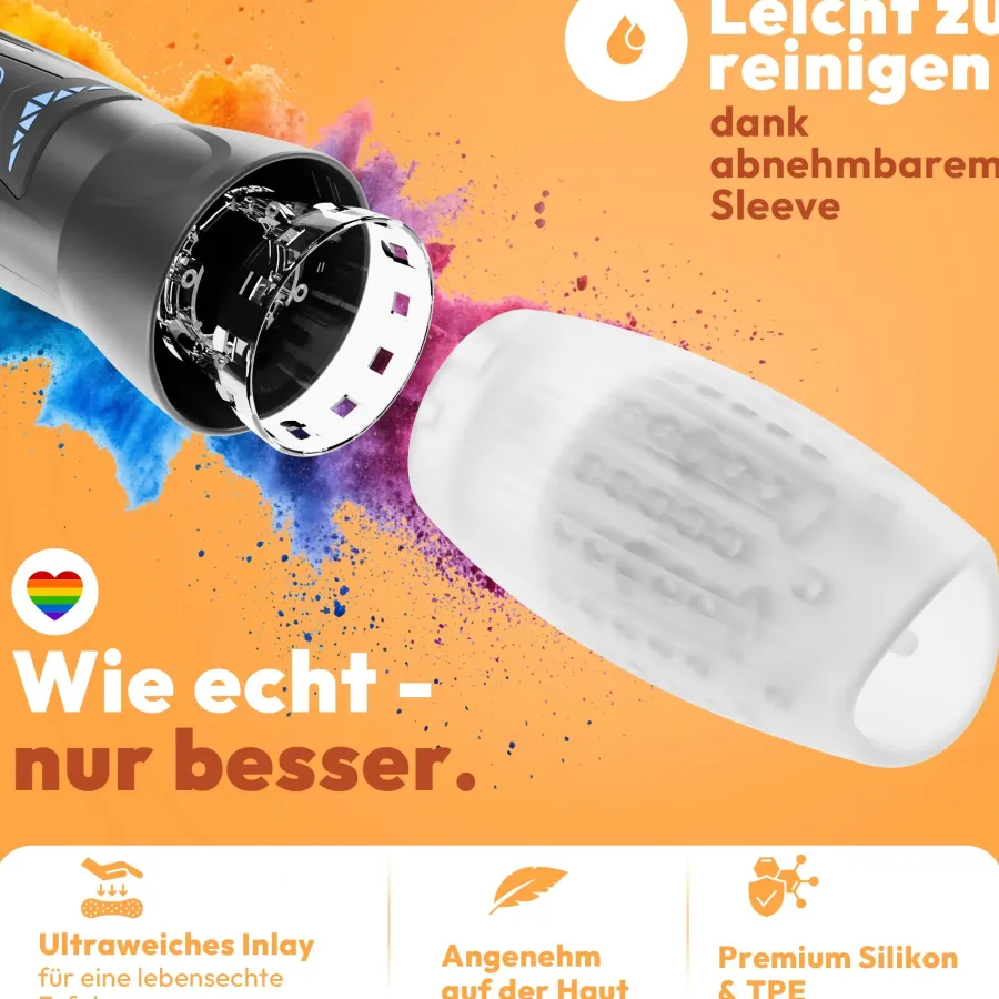 marielove für neuen schwung. Taschenmuschi|Blowjob Masturbator|Elektrischer Masturbator JE-F017Pro