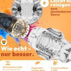 marielove für neuen schwung. Taschenmuschi|Blowjob Masturbator|Elektrischer Masturbator JE-F030