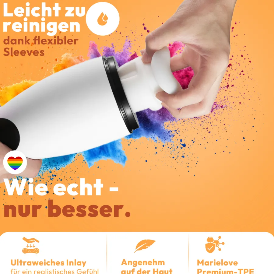 marielove für neuen schwung. Taschenmuschi|Blowjob Masturbator|Elektrischer Masturbator JE-F008