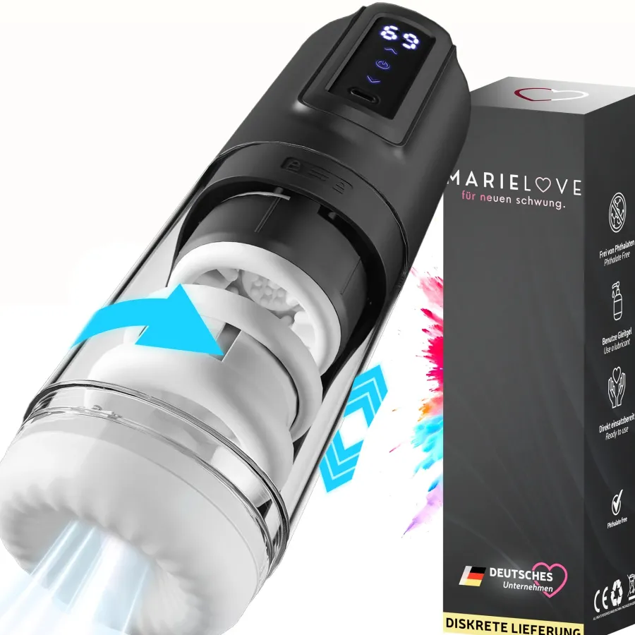 marielove für neuen schwung. Taschenmuschi|Blowjob Masturbator|Elektrischer Masturbator JE-F024