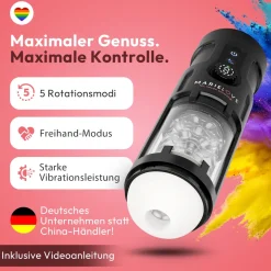 Luose Taschenmuschi|Blowjob Masturbator|Elektrischer Masturbator LOU-1851