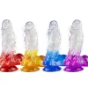 marielove Anal Dildo|Saugnapfdildo|Extra dicker Dildo mit Saugnapf 21,5 cm 4 Farben