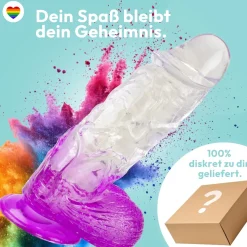 marielove Anal Dildo|Saugnapfdildo|Extra kräftiger Dildo mit Saugnapf Ø 6,5 cm 4 Farben
