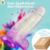 marielove Anal Dildo|Saugnapfdildo|Extrem dicker Dildo mit Saugnapf Ø 8 cm 4 Farben