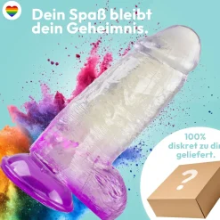 marielove Anal Dildo|Saugnapfdildo|Extrem dicker Dildo mit Saugnapf Ø 8 cm 4 Farben