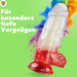 marielove Anal Dildo|Saugnapfdildo|Extrem dicker Dildo mit Saugnapf Ø 8 cm 4 Farben