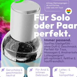 marielove Zubehör Für Dolls|Gleitgel|Gleitgel Wasserbasiert 250ml Silikon Sexspielzeug Erdbeer Geschmack essbar
