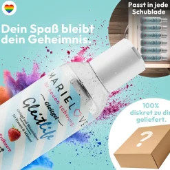 marielove Zubehör Für Dolls|Gleitgel|Gleitgel Wasserbasiert 250ml Silikon Sexspielzeug Erdbeer Geschmack essbar