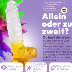 marielove Anal Dildo|Saugnapfdildo|Kräftiger Dildo mit Saugnapf 24 cm