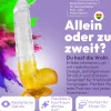 marielove Anal Dildo|Saugnapfdildo|Langer Dildo mit Saugnapf 28,5 cm 4 Farben