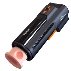 Leten Taschenmuschi|Blowjob Masturbator|Turbo 10 Teleskop Vibrationsmodi Masturbator Cup