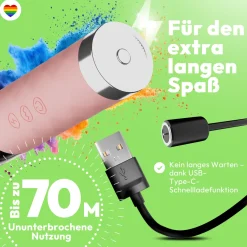 marielove Massagestäbe|Magic Wand Vibrator|Magic Wand Vibrator mit E-Stim 10 Frequenzen