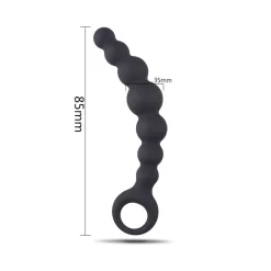 marielove Analplug|Analkette|Analplug Anal Kette aus Silikon 185mm