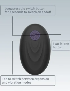marielove Stossvibrator|Vibrator Mit Fernbedienung|Analvibrator Penis-Hoden-Ring mit Analvibrator