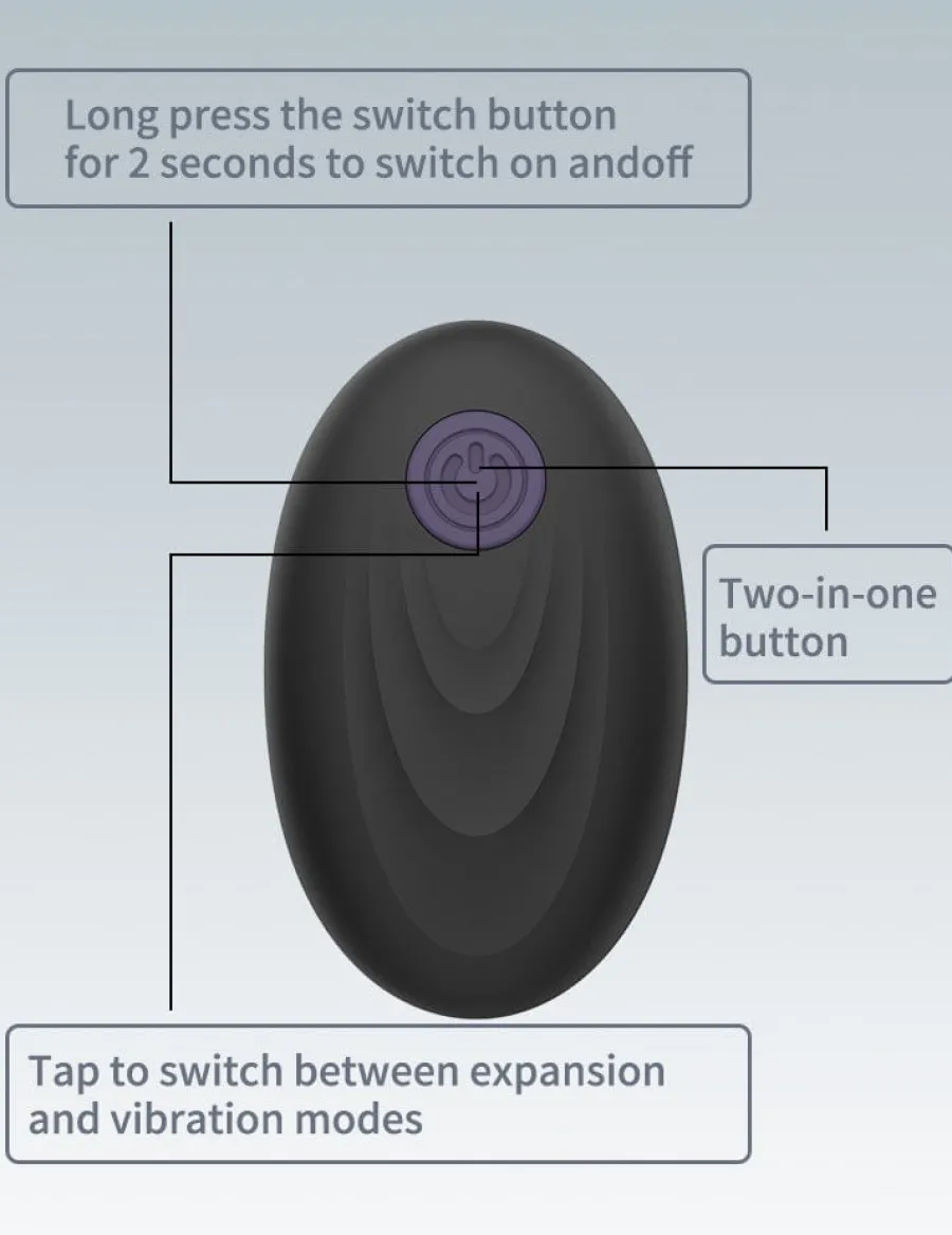 marielove Stossvibrator|Vibrator Mit Fernbedienung|Analvibrator Penis-Hoden-Ring mit Analvibrator