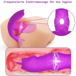 marielove Auflegevibrator|Vibrator Mit Fernbedienung|Analvibrator Slip Vibrator mit ESTIM