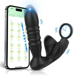 marielove Analplug|Prostatavibrator|Cockring mit Prostata und Hoden Vibrator mit App