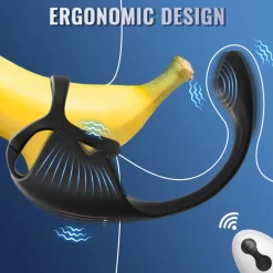 marielove Analplug|Prostatavibrator|Cockring mit Prostata und Hoden Vibrator mit Fernbedienung