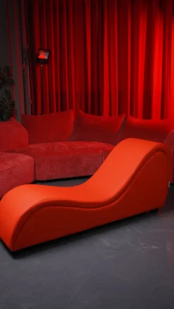 marielove Liebesschaukel|Zubehör Für Dolls|Erotischer Sex Chair Lounger–Ergonomisches Liebesmöbel für Vielseitige Positionen–Verstärkter Holzrahmen & Hochdichter Schaumstoff – 160cm