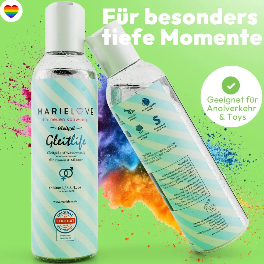 marielove Zubehör Für Dolls|Gleitgel Gleitlife 250ml Wasserbasis