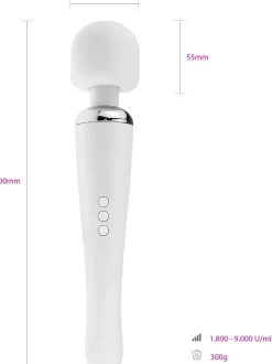 marielove Massagestäbe|Magic Wand Vibrator|Magic Wand Vibrator Elegance Massager Weiß