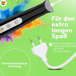 marielove Massagestäbe|Magic Wand Vibrator|Magic Wand Vibrator Magic Wand Netz Schwarz