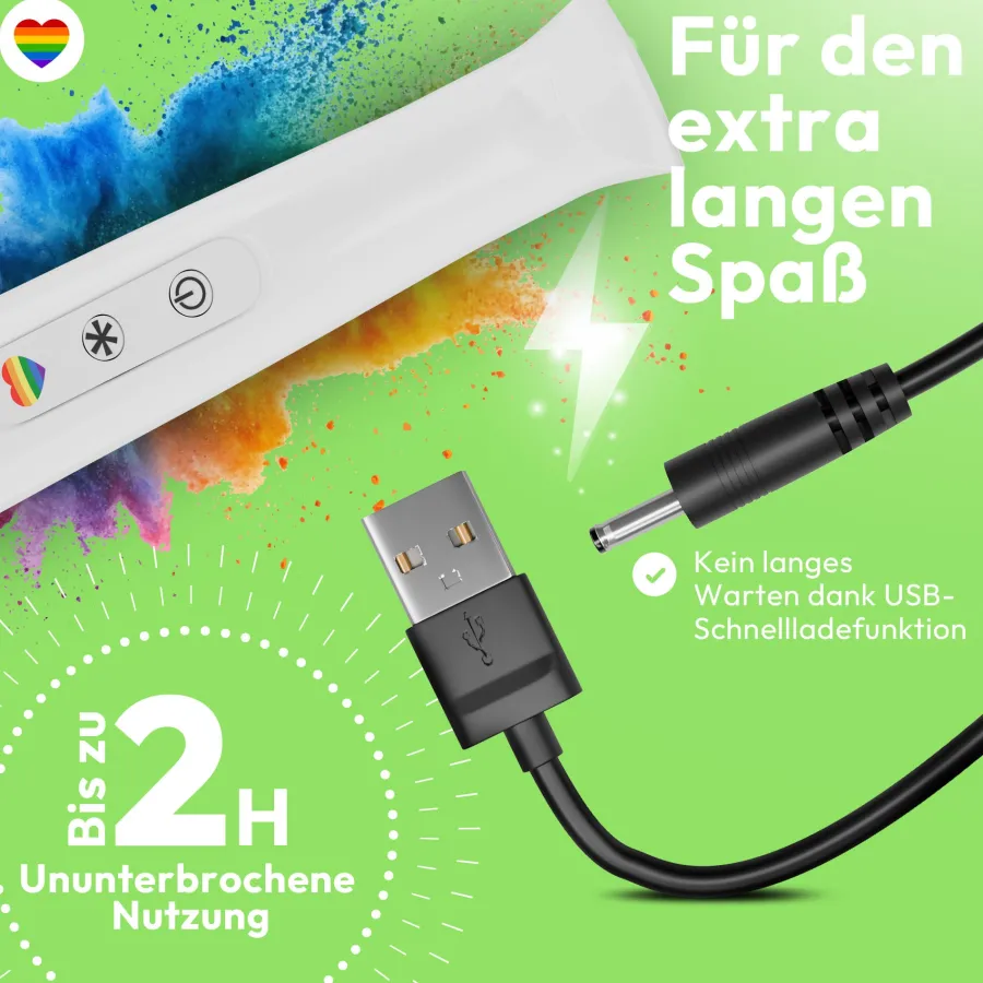 marielove Massagestäbe|Magic Wand Vibrator|Magic Wand Vibrator Magic Wand Akku Weiß