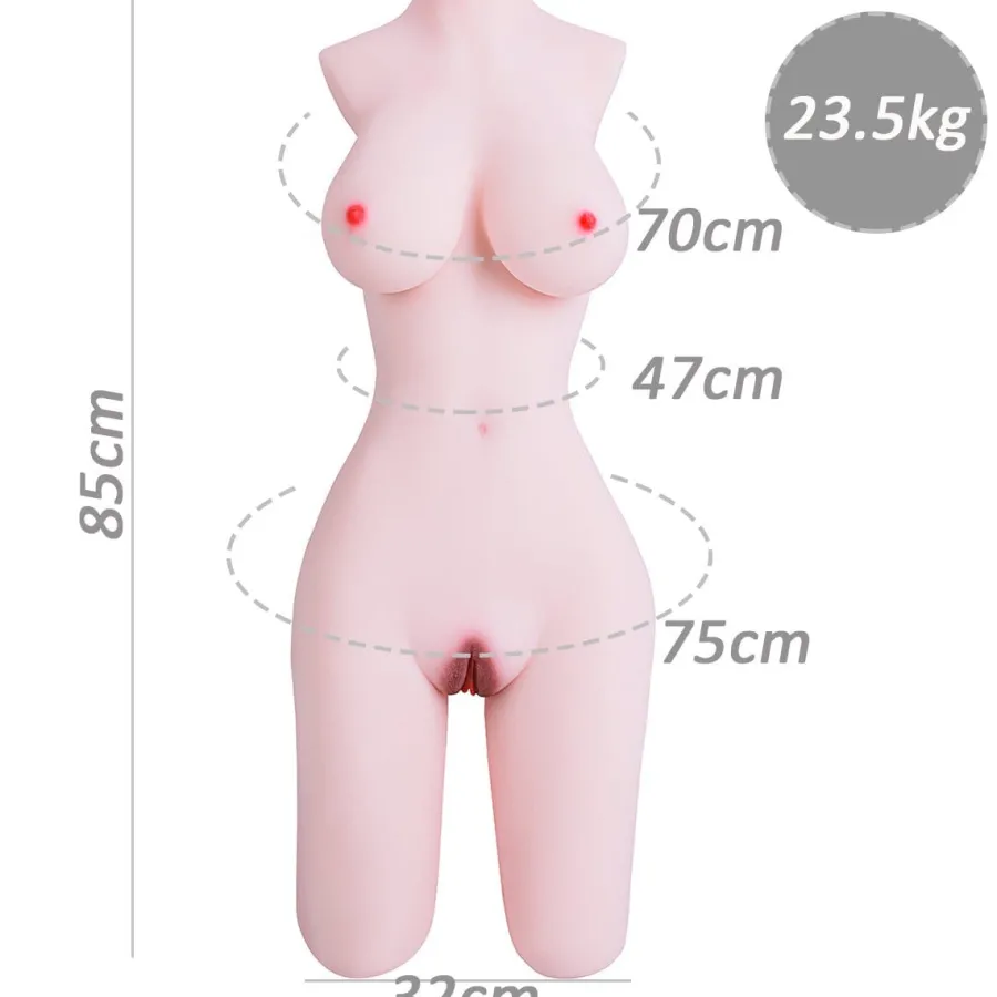 marielove Sexpuppen Torso|Taschenmuschi|Masturbator Torso Heidi-Gesa Körper mit Vibration und Stöhnfunktion