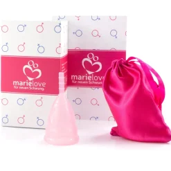 marielove Menstruationstassen|Menstruationstasse MARIECUP L - ROSA
