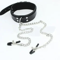 marielove Bdsm Halsband|Nippel Klemmen|Nippelklemmen Nippelklemme mit Halsband