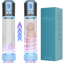 marielove Penispumpe|Penis Pumpe elektrisch mit LCD Manometer