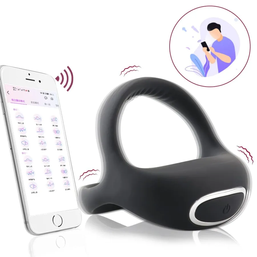 marielove Penisring|Sexspielzeug Mit App Steuerung|Penisring mit App